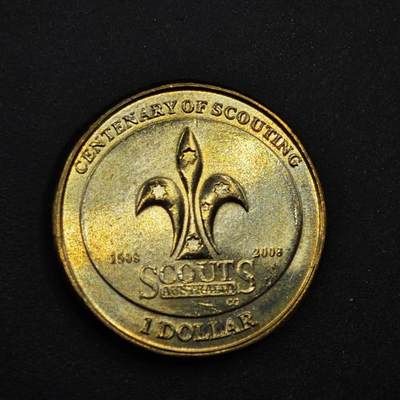 【淘币小摊】限时拍第八百三十九拍  散币银币场  满百包邮可预留两周  周一统一发货  - 澳大利亚2008年1元纪念币