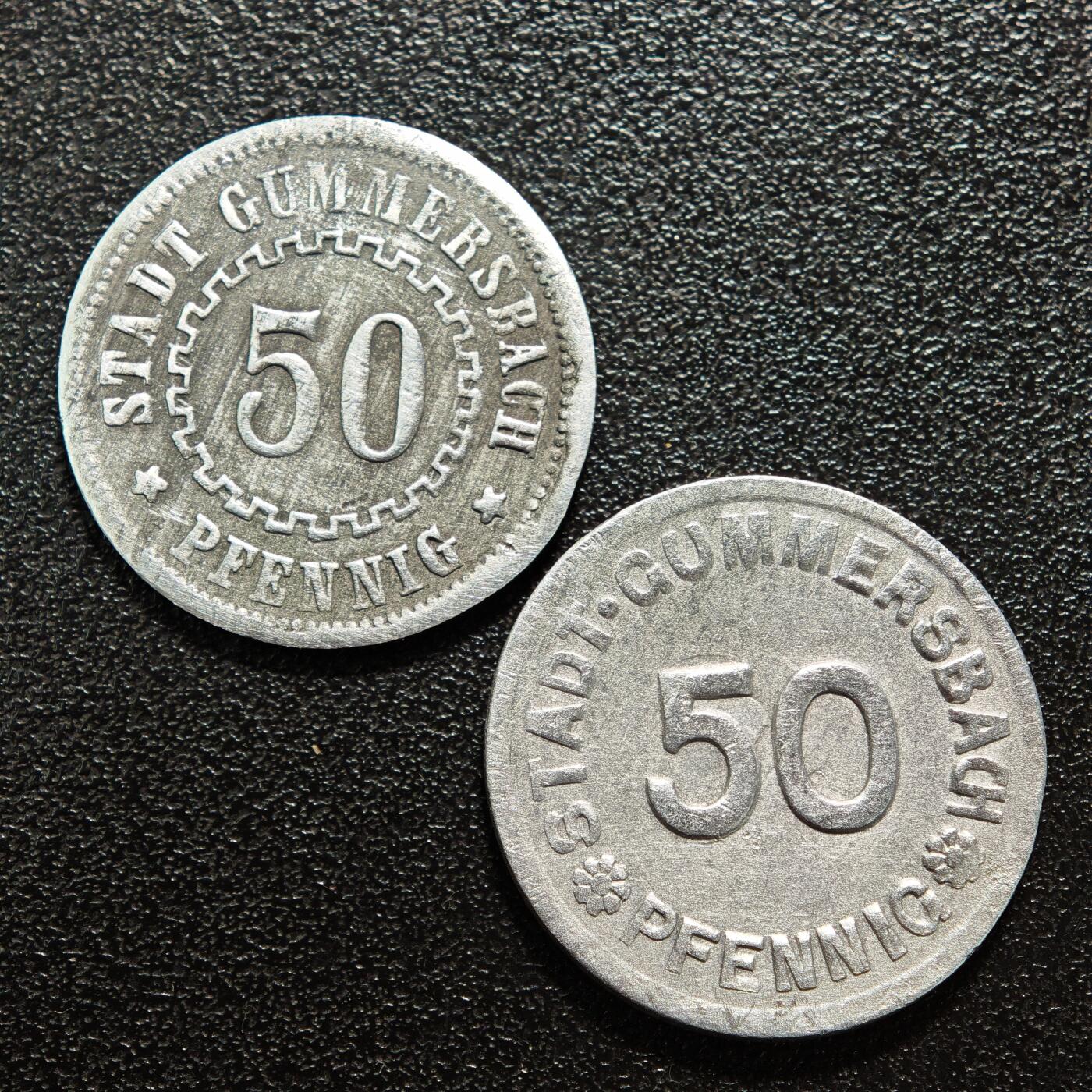 【德藏】世界币章拍卖第160期 德国 德紧硬币 2枚一组