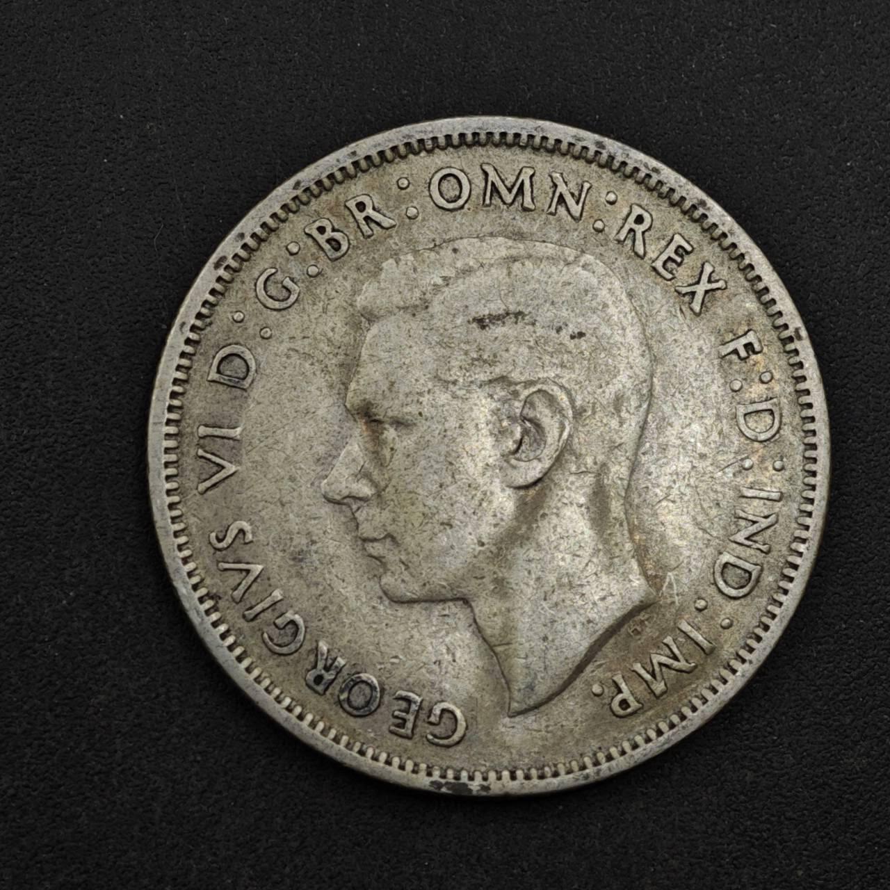 【淘币小摊】限时拍第八百三十九拍  散币银币场  满百包邮可预留两周  周一统一发货  澳大利亚1938年乔治六世弗洛林银币参考银价175