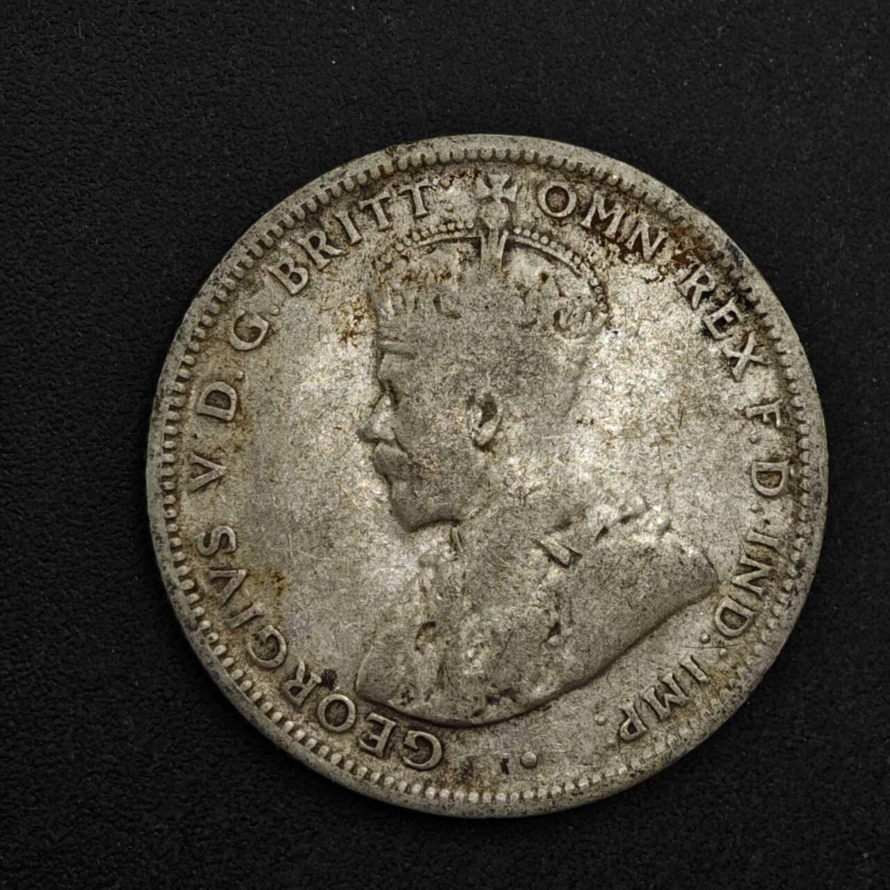 【淘币小摊】限时拍第八百三十九拍  散币银币场  满百包邮可预留两周  周一统一发货  澳大利亚1912年乔治五世一先令银币参考银价87