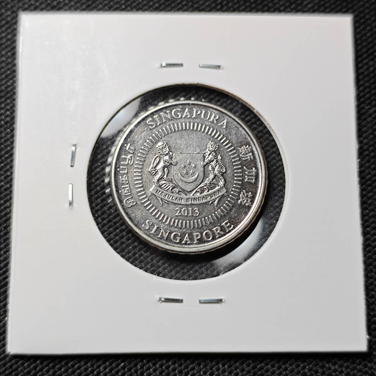 KK钱币收藏小铺  第385期  2月预留时间 周末发货  新加坡50分