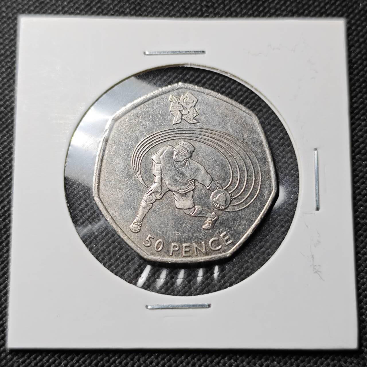 KK钱币收藏小铺  第383期  2月预留时间 周末发货  2012英国50便士纪念币