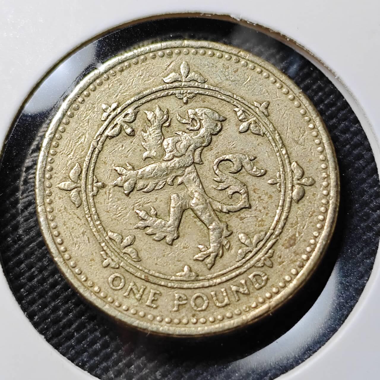 KK钱币收藏小铺  第384期  2月预留时间 周末发货  英国1镑 狮子