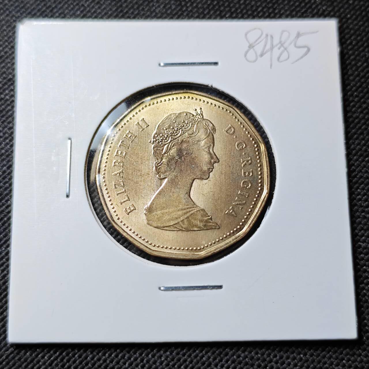 KK钱币收藏小铺  第384期  2月预留时间 周末发货  1987加拿大1元好品