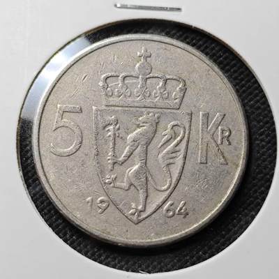 KK钱币收藏小铺  第385期  2月预留时间 周末发货 -  挪威5克朗