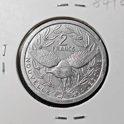 KK钱币收藏小铺  第384期  2月预留时间 周末发货 - 1983 法属新喀里多尼亚2法郎