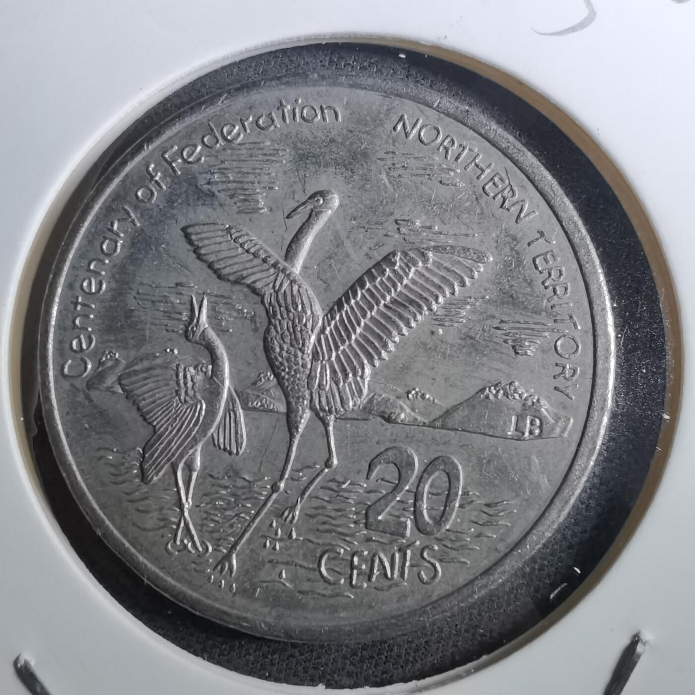 沼泽如烟--第950场 澳大利亚2001年20分纪念币