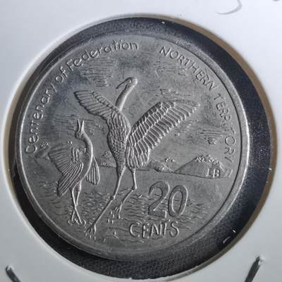 沼泽如烟--第950场 - 澳大利亚2001年20分纪念币