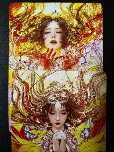 NO.20.5 好又多妹卡大赏，祝你新年旺桃花~只能从此链接进的专场！新店点关注不迷路~每周一站式配齐，方便凑单！（周5晚9点截拍，卖家送拍免费！） - 燎原 人间传 刷子 尤二姐+尤三姐大头卡 2张