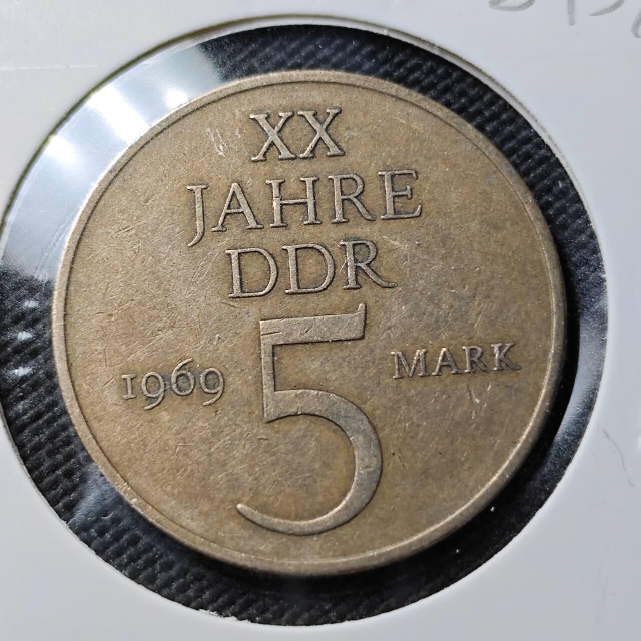 KK钱币收藏小铺  第384期  2月预留时间 周末发货  东德5马克