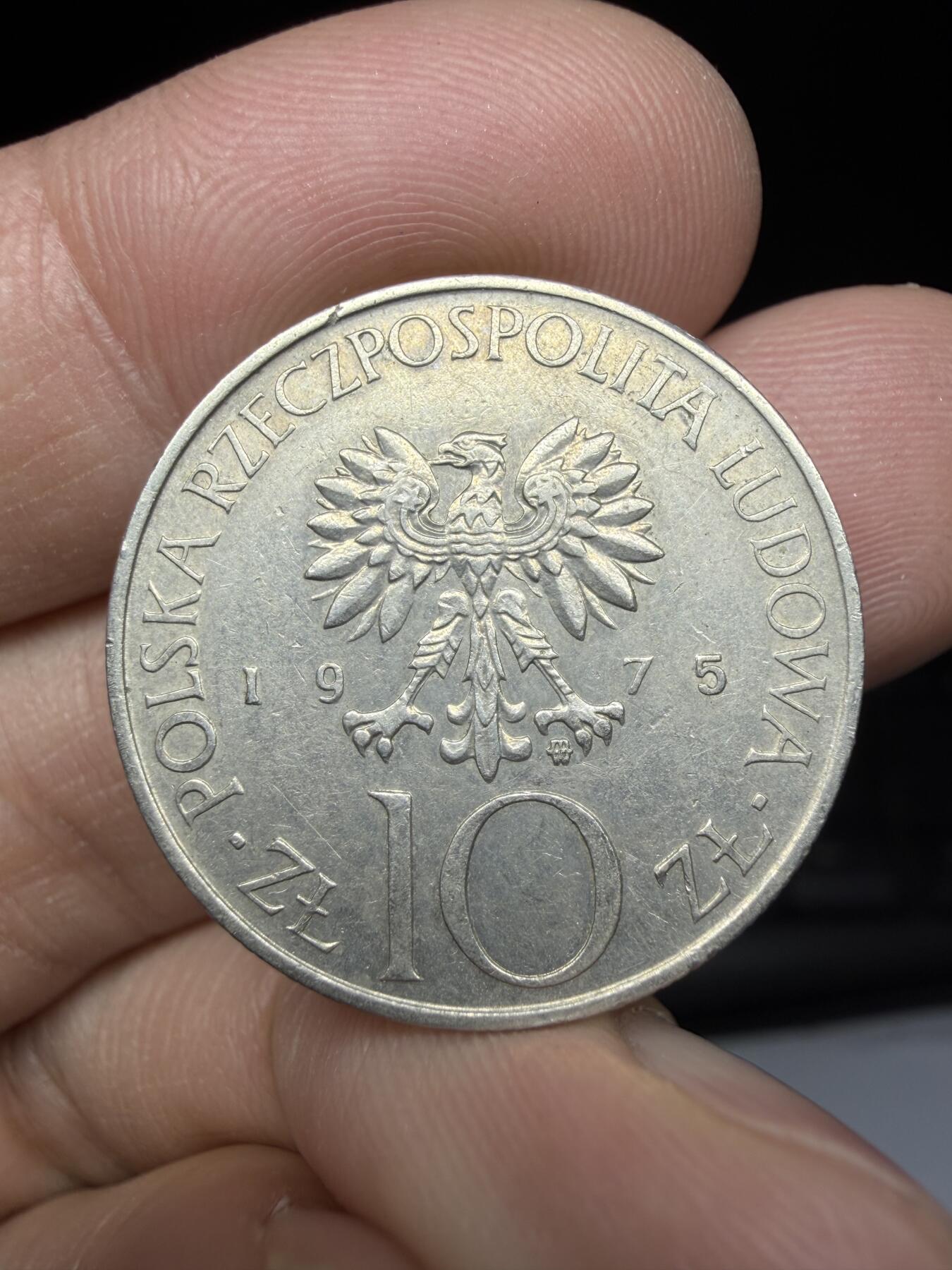 2026年集古藏今外币拍卖第一期-第1场—（总第298拍），可以寄存60天，满160元包邮。 1975年波兰10兹罗提