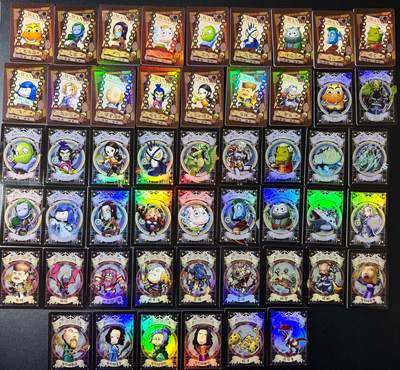 NO.20 好又多金牌大场，新年马到成功！新店点关注不迷路！每周一站式配齐，方便凑单！（周6晚8点截拍，卖家送拍0抽成！） - 【套卡】经典怀旧 正版我叫MT 精雕彩闪套卡 角色卡2套 厚卡16张+薄卡35张全套