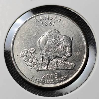 KK钱币收藏小铺  第383期  2月预留时间 周末发货 -  美国25分纪念币