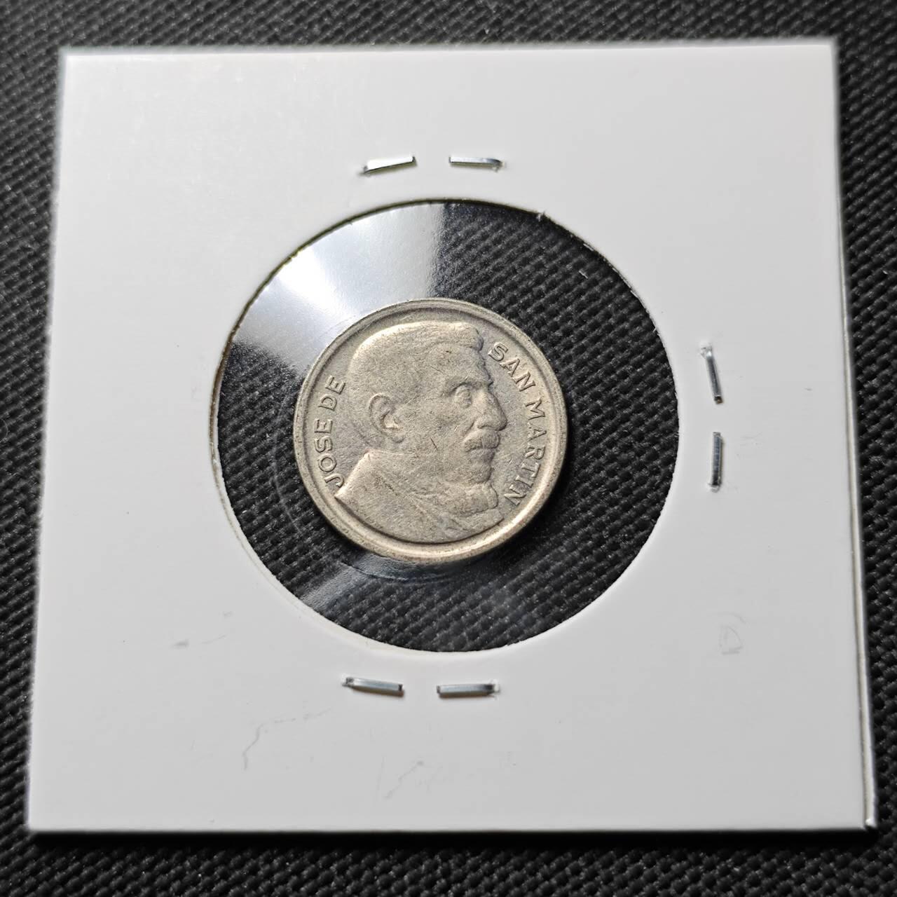 KK钱币收藏小铺  第384期  2月预留时间 周末发货  阿根廷5分