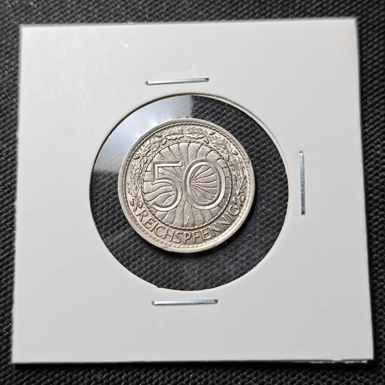 KK钱币收藏小铺  第384期  2月预留时间 周末发货  2018德国50芬尼