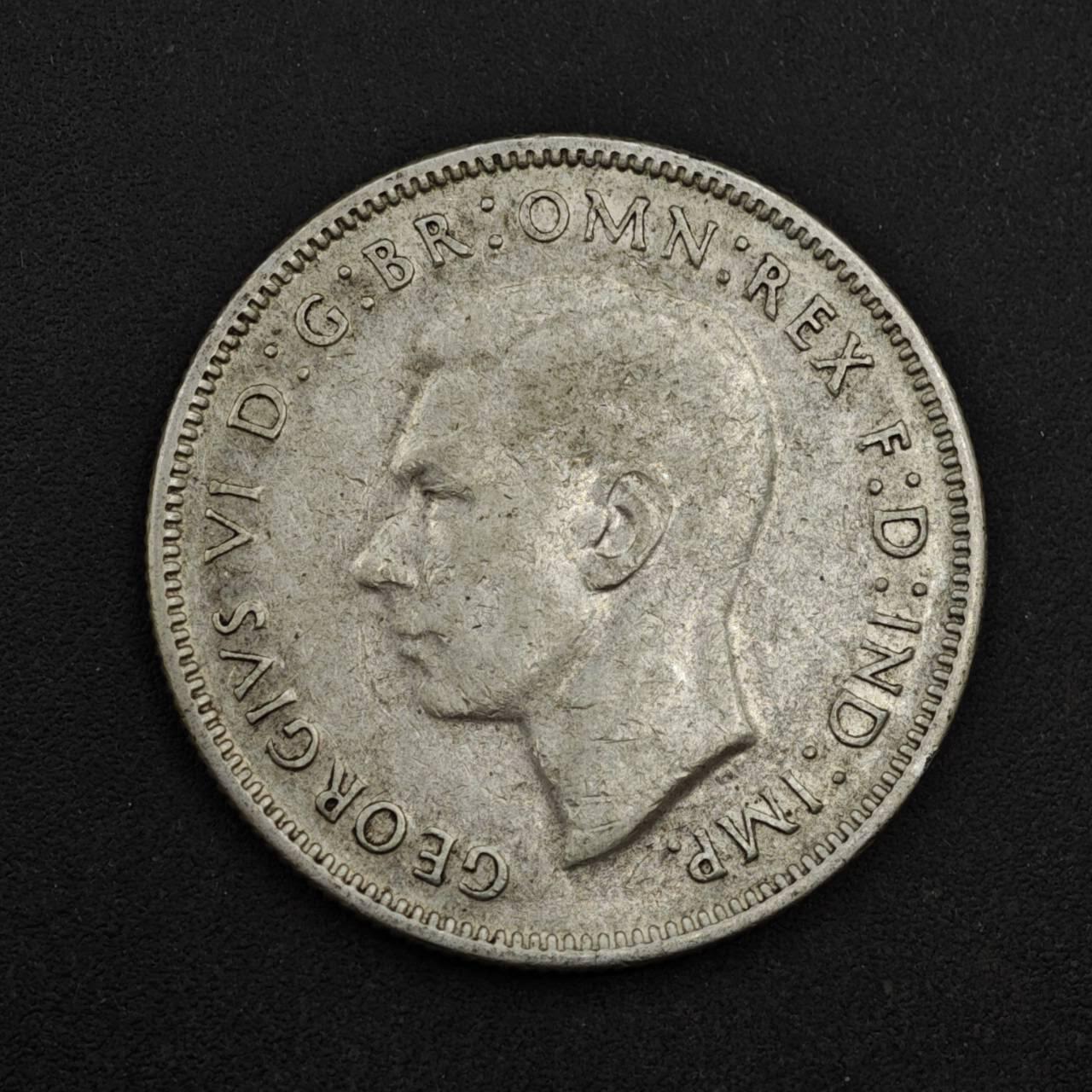 【淘币小摊】限时拍第八百三十九拍  散币银币场  满百包邮可预留两周  周一统一发货  澳大利亚1940年乔治六世弗洛林银币参考银价175