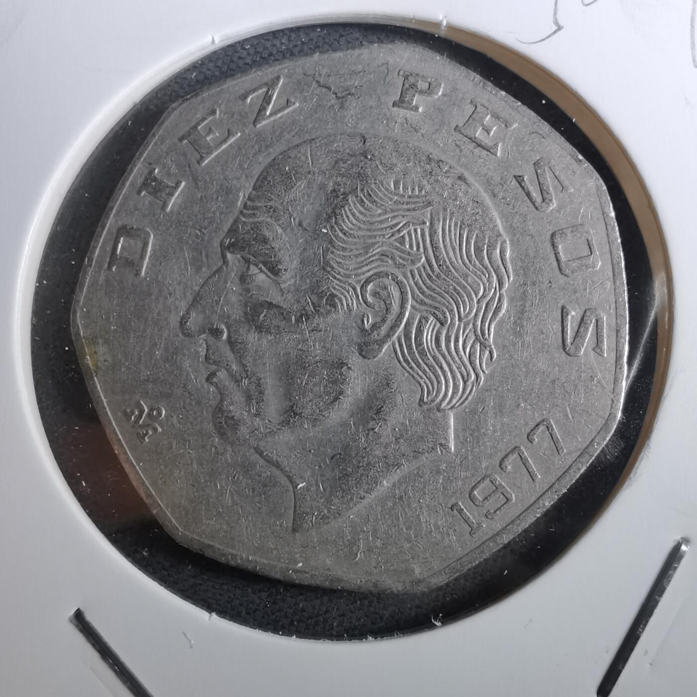 沼泽如烟--第950场 墨西哥1977年10比索