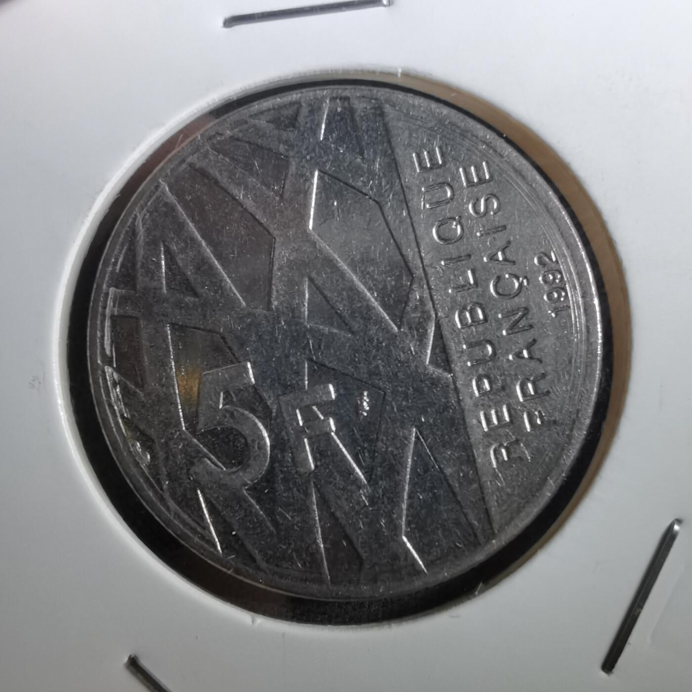 沼泽如烟--第950场 法国1992年5法郎