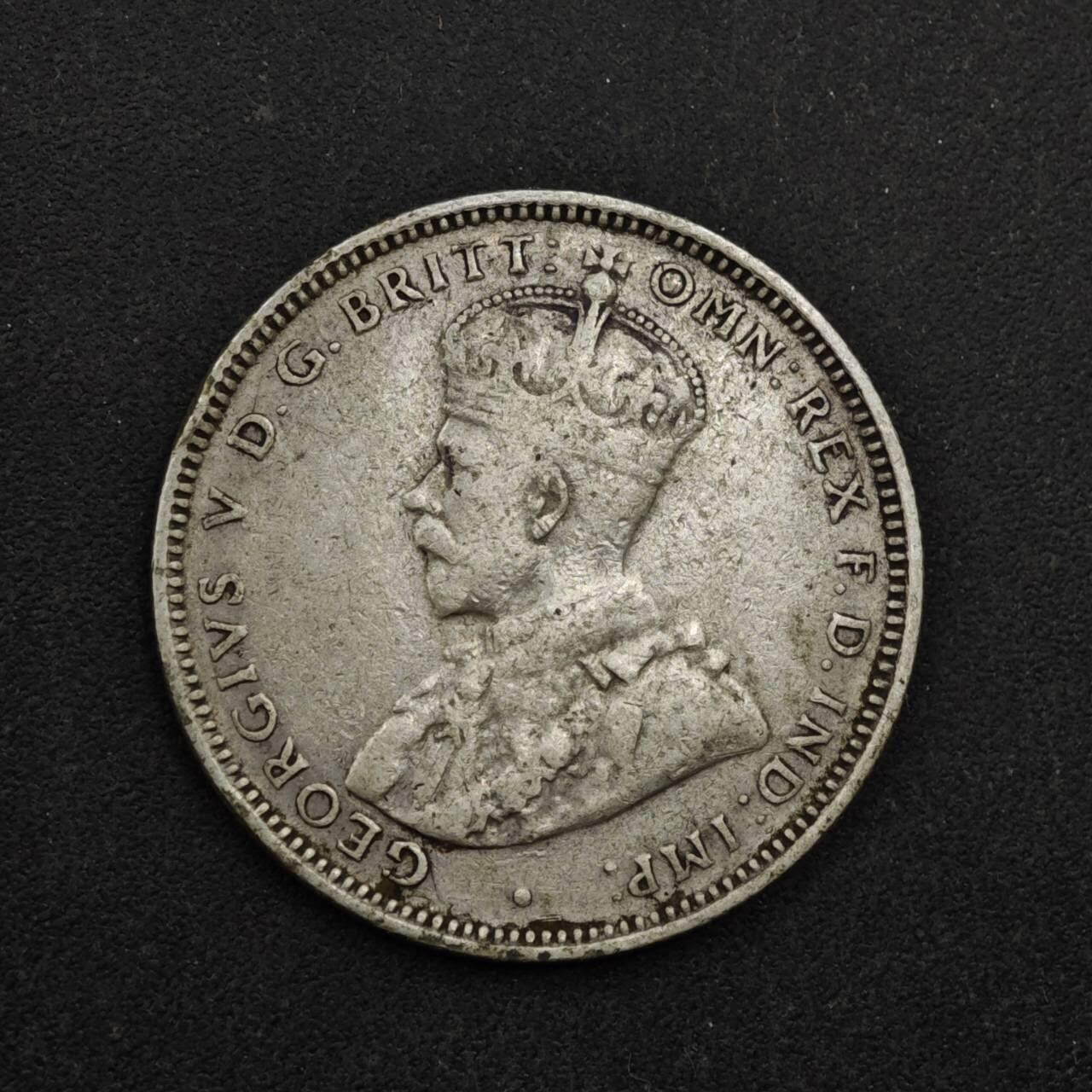 【淘币小摊】限时拍第八百三十九拍  散币银币场  满百包邮可预留两周  周一统一发货  澳大利亚1934年乔治五世一先令银币参考银价87