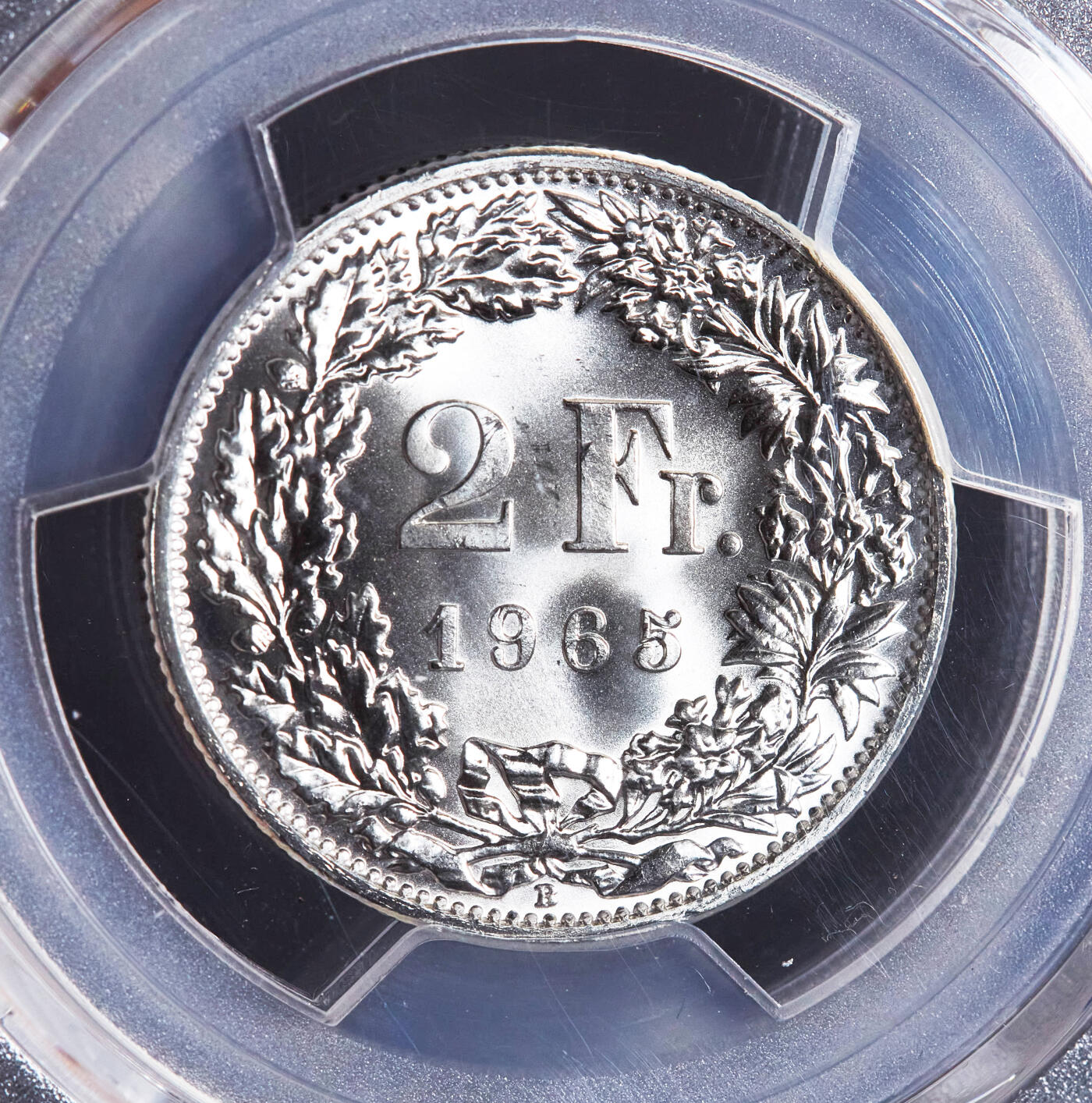 【俄甄集藏】2026年(046)01-07 星期三 晚 19:30 全场包邮 瑞士1964-1966年1/2、1、2法郎银币高分3枚一组，PCGS MS67，顶级转光品相