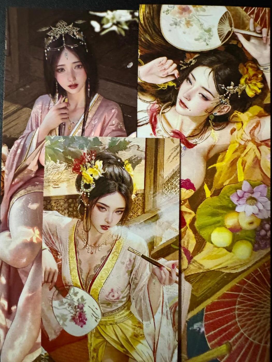 NO.20.5 好又多妹卡大赏，祝你新年旺桃花~只能从此链接进的专场！新店点关注不迷路~每周一站式配齐，方便凑单！（周5晚9点截拍，卖家送拍免费！） 燎原 刷子 人间传 书签3张