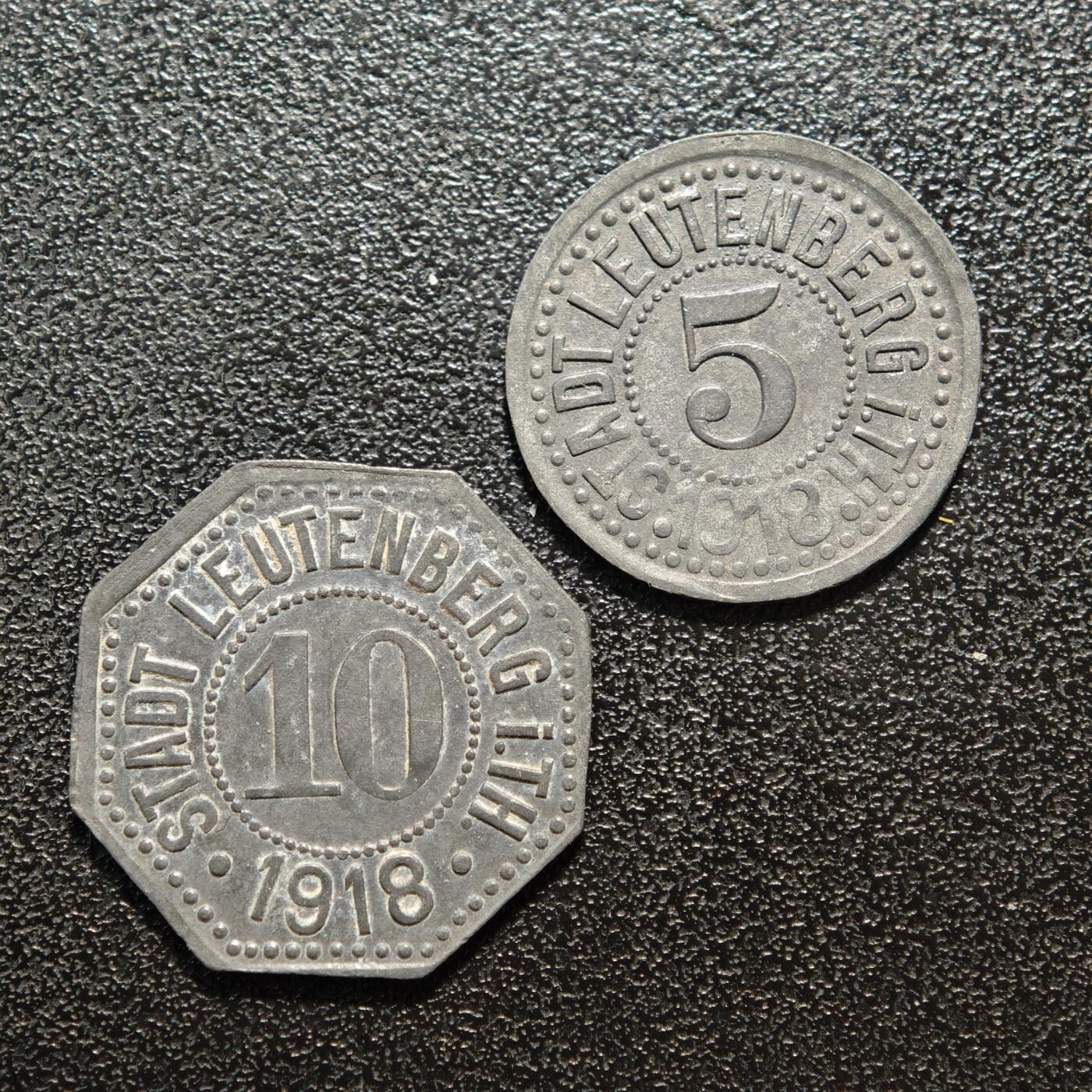 【德藏】世界币章拍卖第160期 德国 德紧硬币 2枚一组