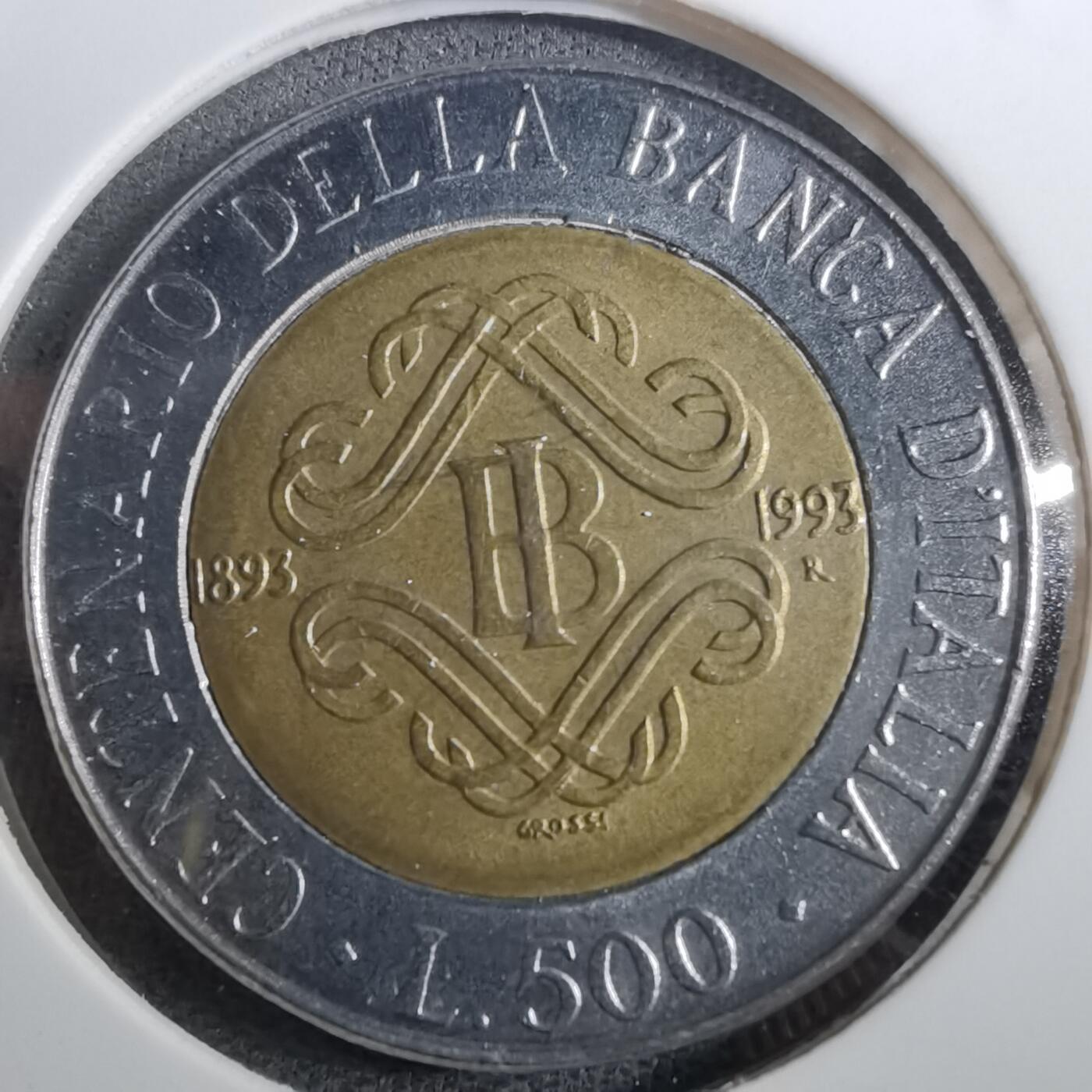 沼泽如烟--第950场 意大利1993年500里拉