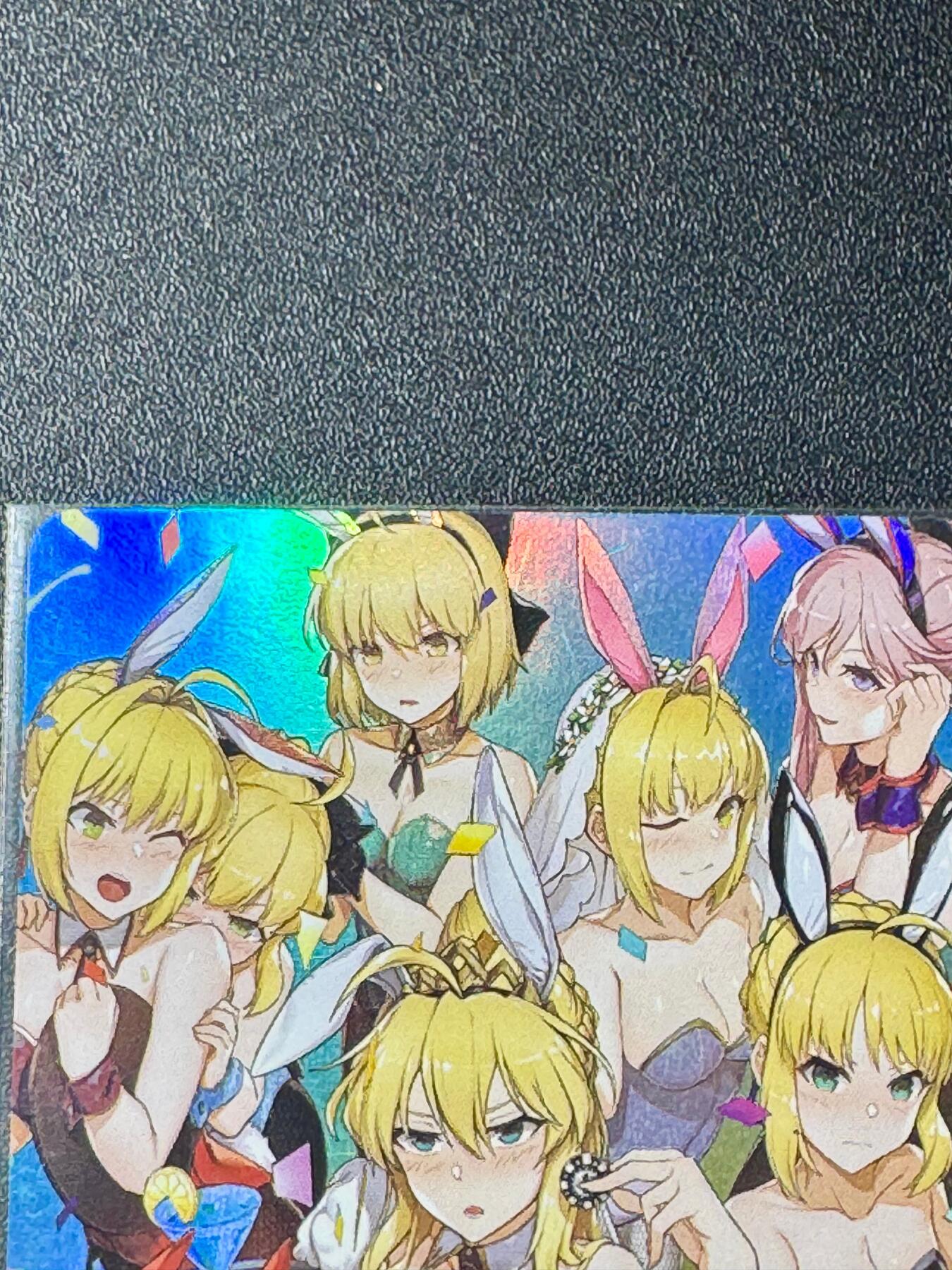 NO.20.5 好又多妹卡大赏，祝你新年旺桃花~只能从此链接进的专场！新店点关注不迷路~每周一站式配齐，方便凑单！（周5晚9点截拍，卖家送拍免费！） FGO 兔女郎 1张 彩闪