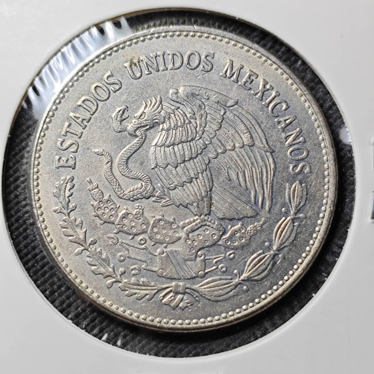 KK钱币收藏小铺  第384期  2月预留时间 周末发货  1983墨西哥50比索 大币！