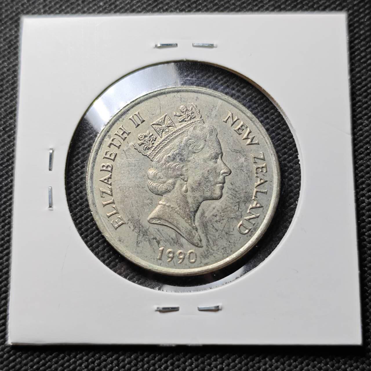 KK钱币收藏小铺  第384期  2月预留时间 周末发货  新西兰20分 大版