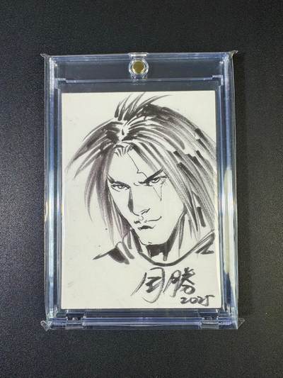 NO.20 好又多金牌大场，新年马到成功！新店点关注不迷路！每周一站式配齐，方便凑单！（周6晚8点截拍，卖家送拍0抽成！） - 【1/1手绘卡】百里 港漫画师周胜手绘 青面兽杨志【宝刀出鞘刃生寒，落魄江湖志未残】