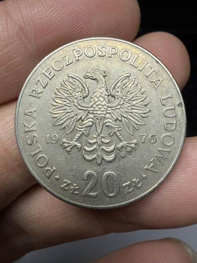 2026年集古藏今外币拍卖第一期-第1场—（总第298拍），可以寄存60天，满160元包邮。 - 1976年波兰20兹罗提