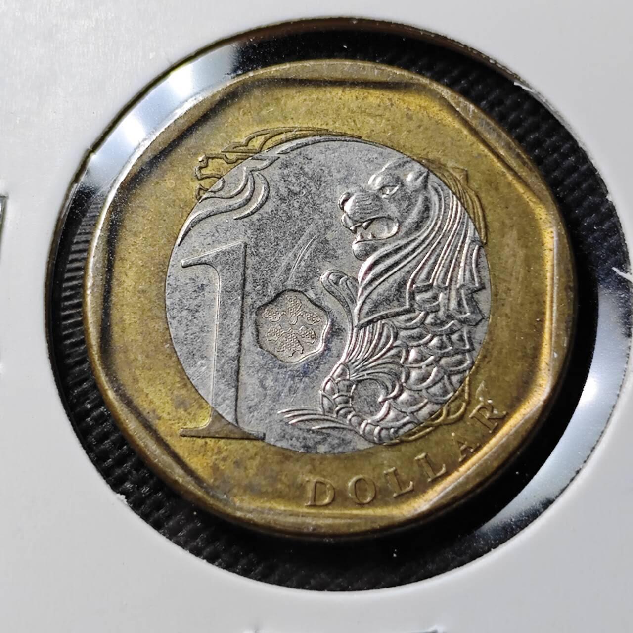 KK钱币收藏小铺  第384期  2月预留时间 周末发货  新加坡1元