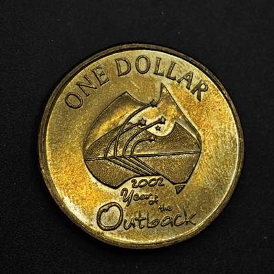 【淘币小摊】限时拍第八百三十九拍  散币银币场  满百包邮可预留两周  周一统一发货  - 澳大利亚2002年1元纪念币