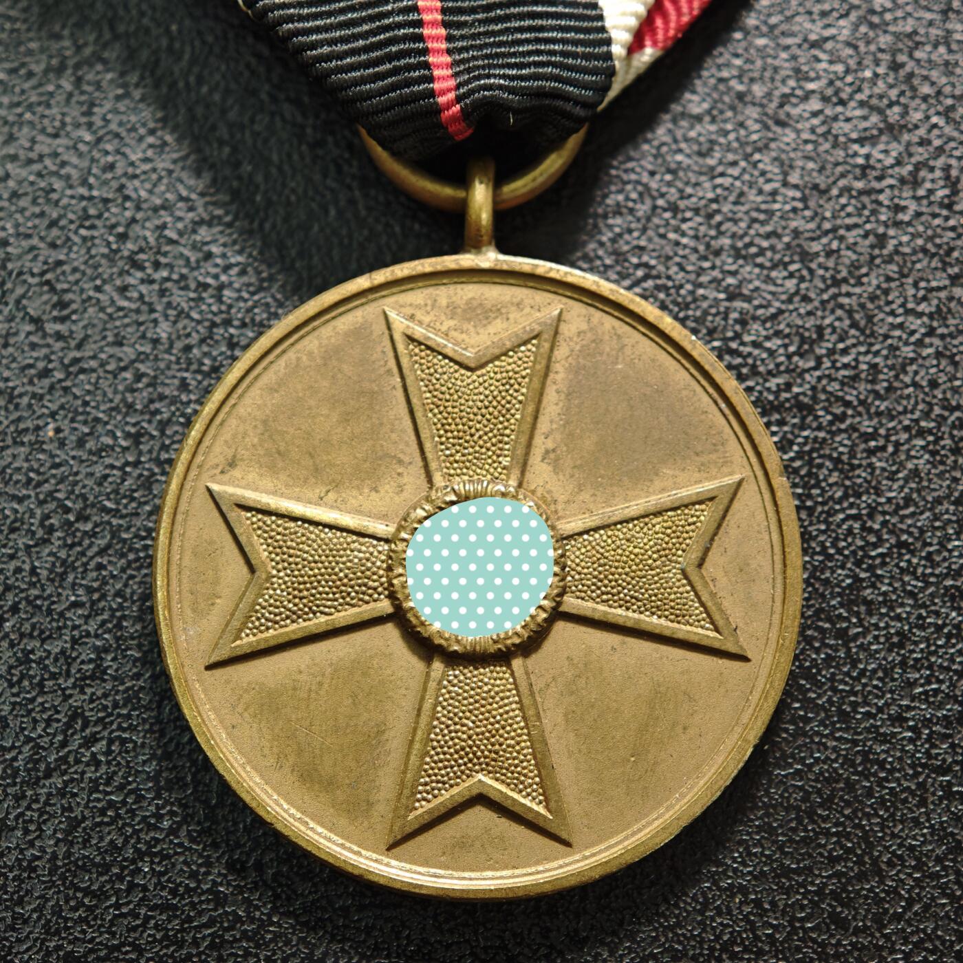 【德藏】世界币章拍卖第160期 1939年 德国民族社会主义工人党十字奖章 直径约：32.1mm/仅章；重约：17.3g（原图请联系客服）