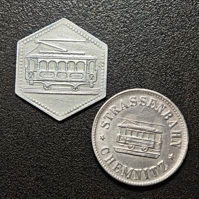 【德藏】世界币章拍卖第160期 - 德国 德紧硬币 2枚一组