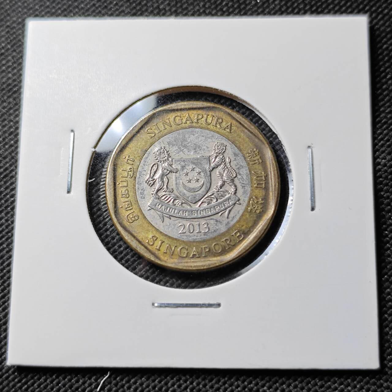 KK钱币收藏小铺  第384期  2月预留时间 周末发货  新加坡1元