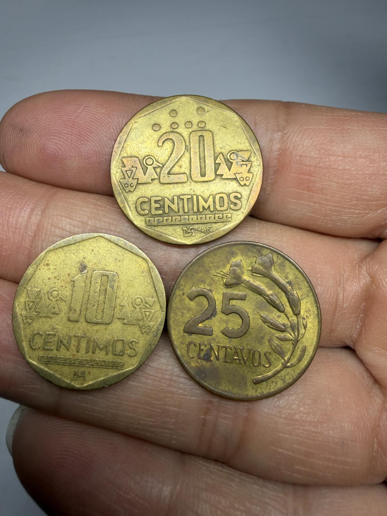 2026年集古藏今外币拍卖第一期-第1场—（总第298拍），可以寄存60天，满160元包邮。 秘鲁各面值三枚