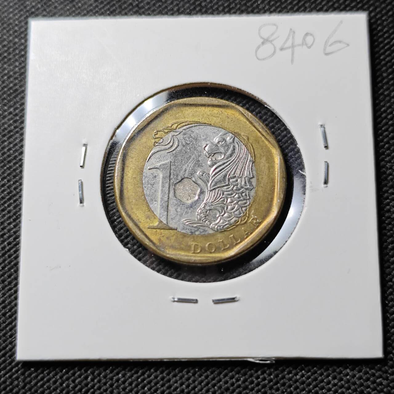 KK钱币收藏小铺  第384期  2月预留时间 周末发货  新加坡1元