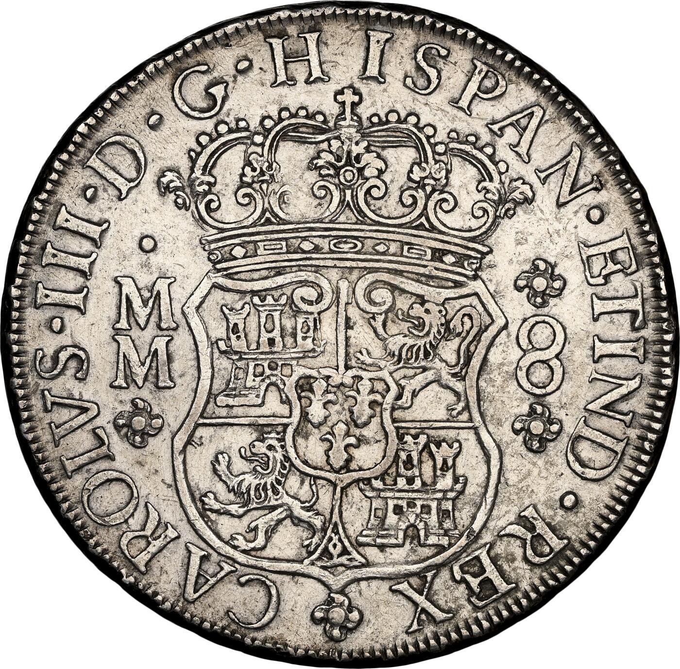 博洋堂“岁启嘉年”2026新年精品大拍专场暨第155期（全场包邮） NGC AUD 西属墨西哥1761年MO MM卡洛斯三世地球双柱，十字在