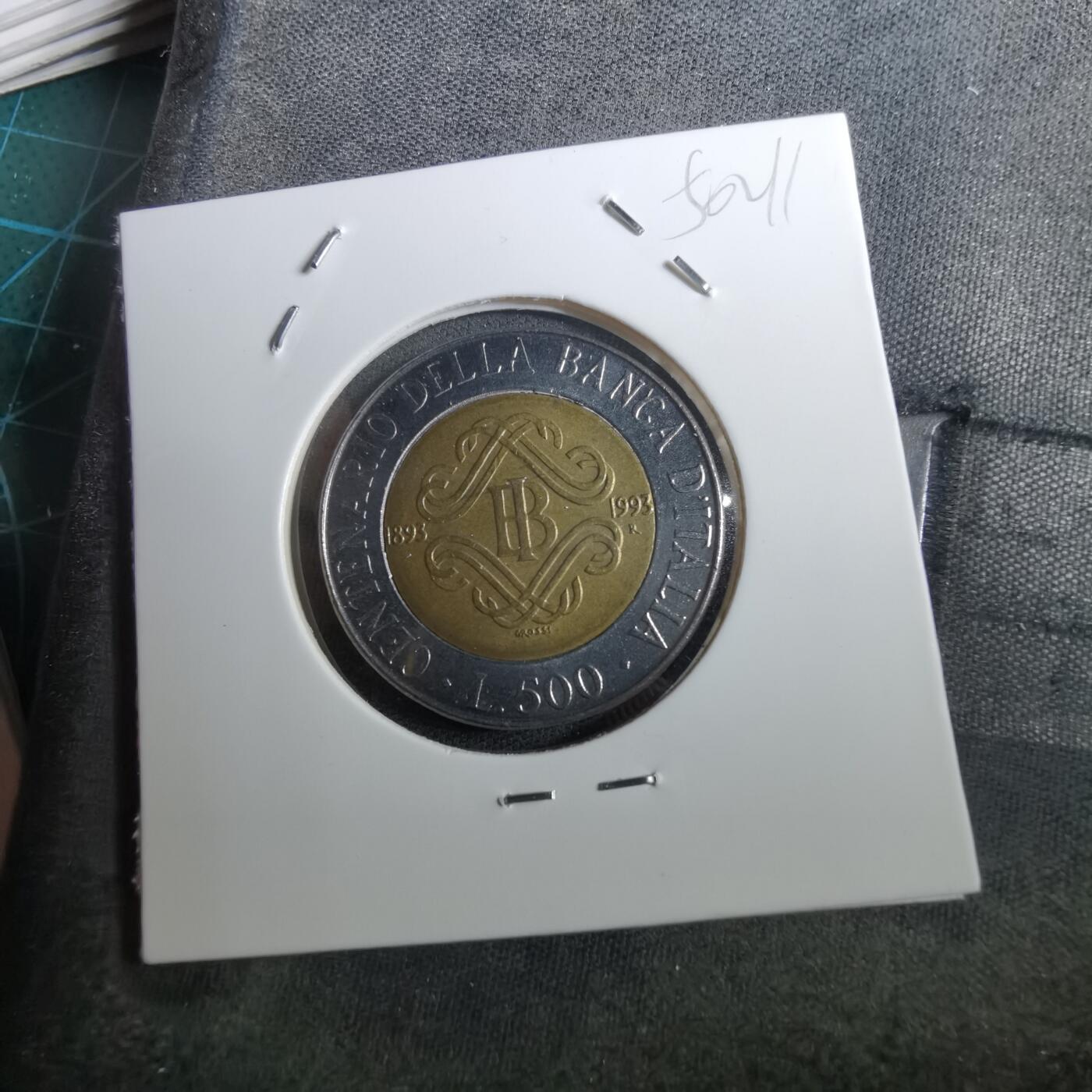 沼泽如烟--第950场 意大利1993年500里拉