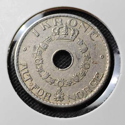 KK钱币收藏小铺  第384期  2月预留时间 周末发货 -  1937挪威1克朗