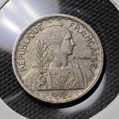 KK钱币收藏小铺  第383期  2月预留时间 周末发货 -  1939法属印支10分