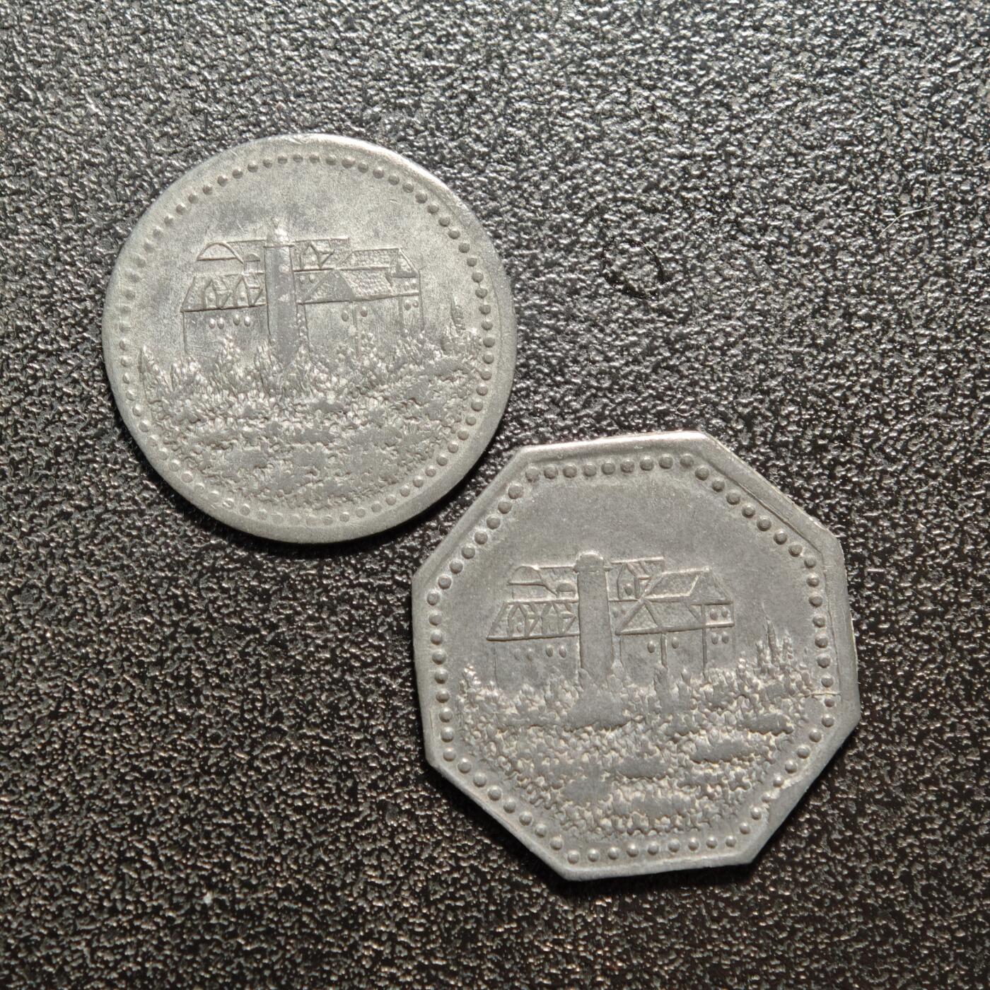 【德藏】世界币章拍卖第160期 德国 德紧硬币 2枚一组