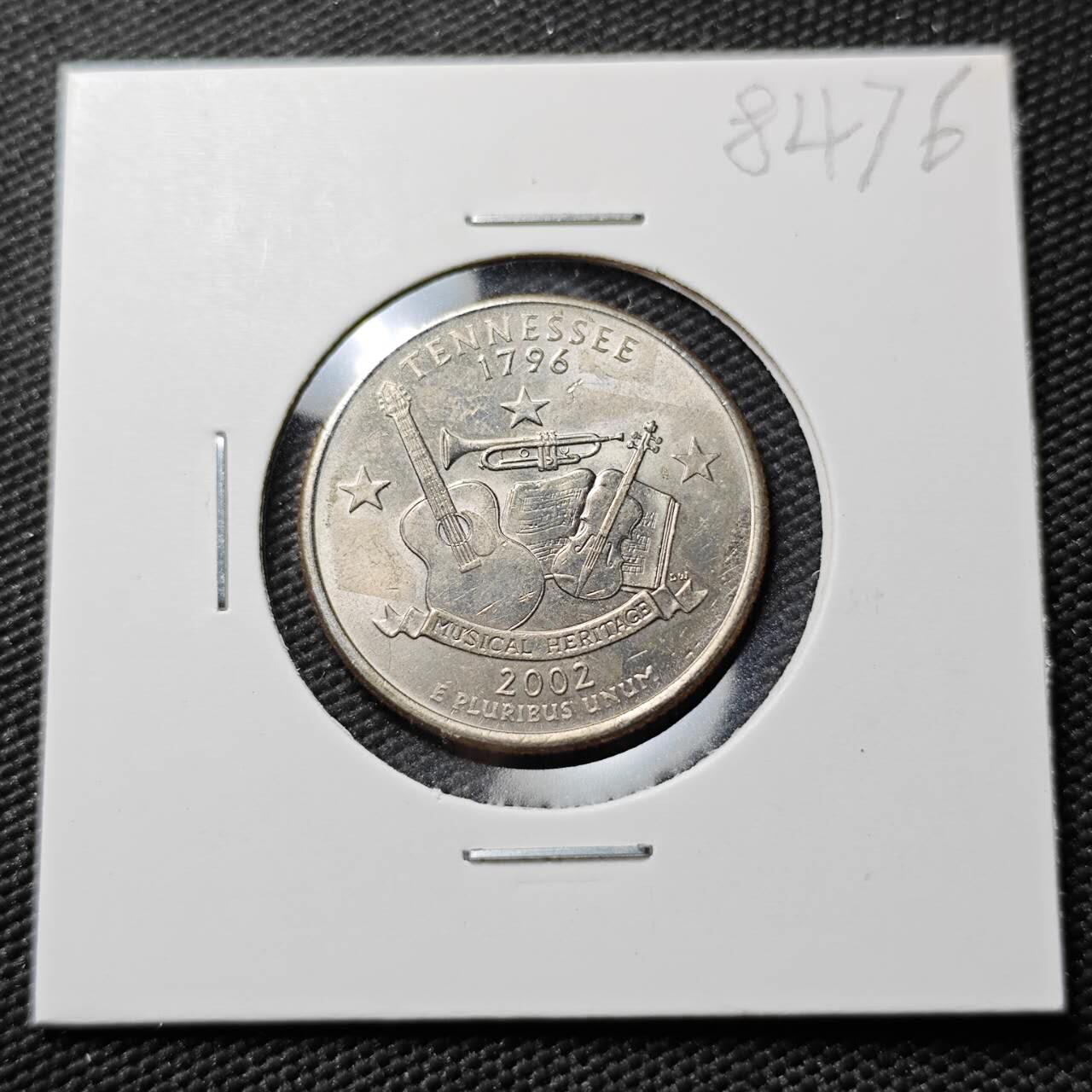 KK钱币收藏小铺  第384期  2月预留时间 周末发货  美国25分纪念币 好品