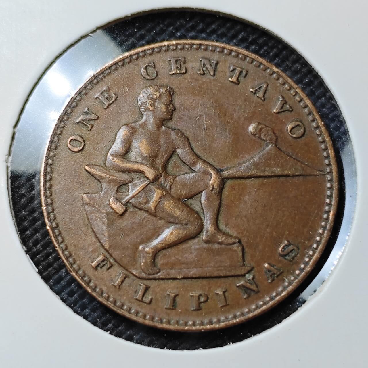 KK钱币收藏小铺  第385期  2月预留时间 周末发货  1944美属菲律宾1分铜币