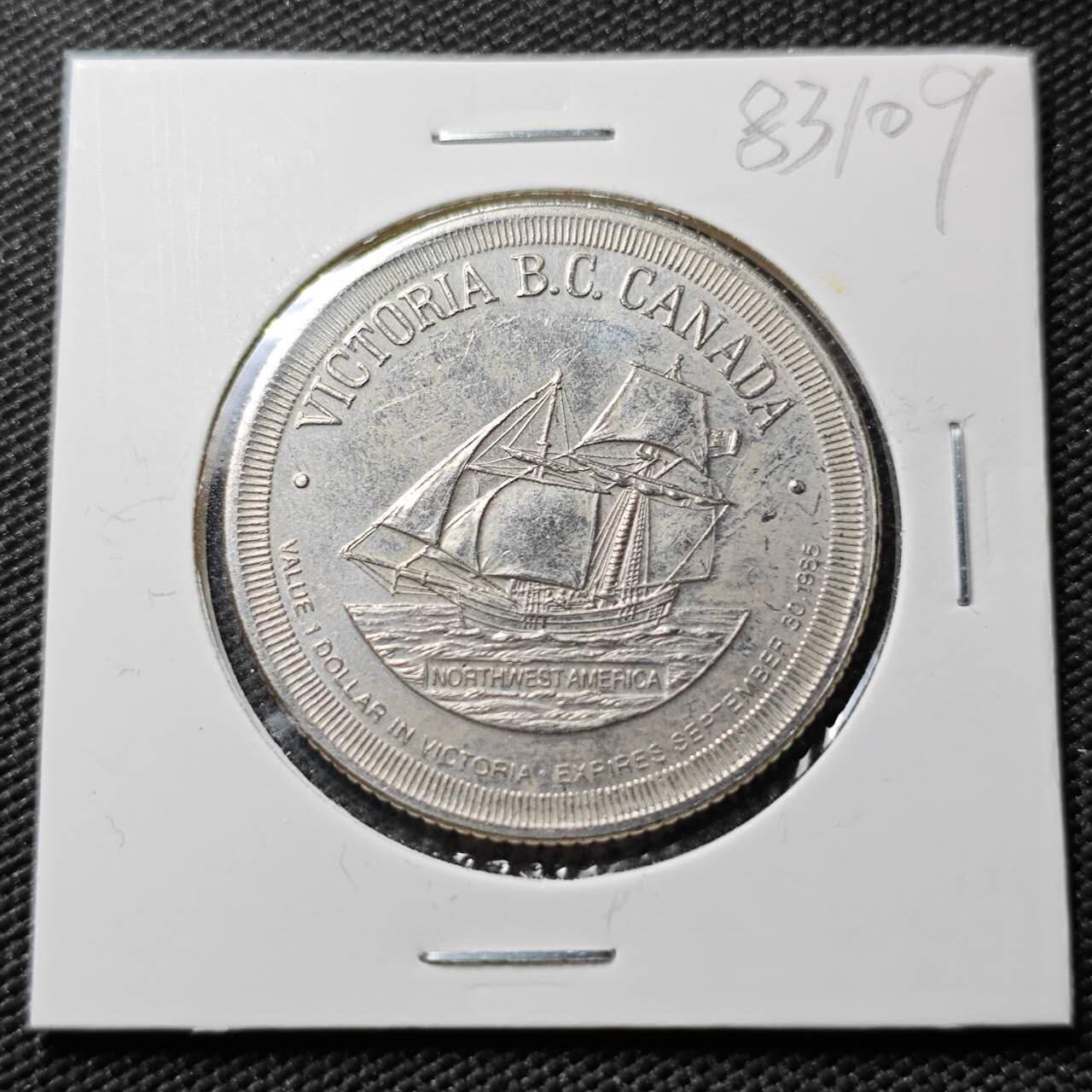 KK钱币收藏小铺  第383期  2月预留时间 周末发货  加拿大1元代币