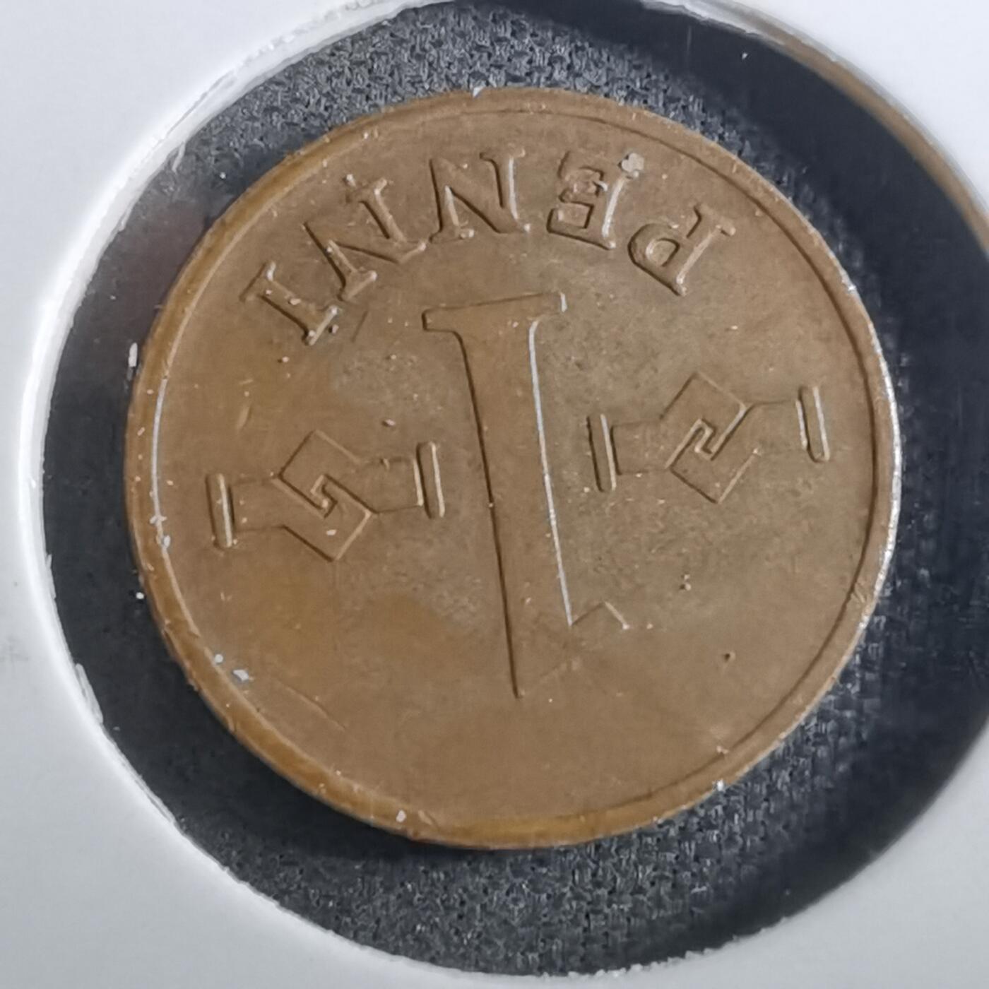 沼泽如烟--第950场 芬兰1968年1芬尼