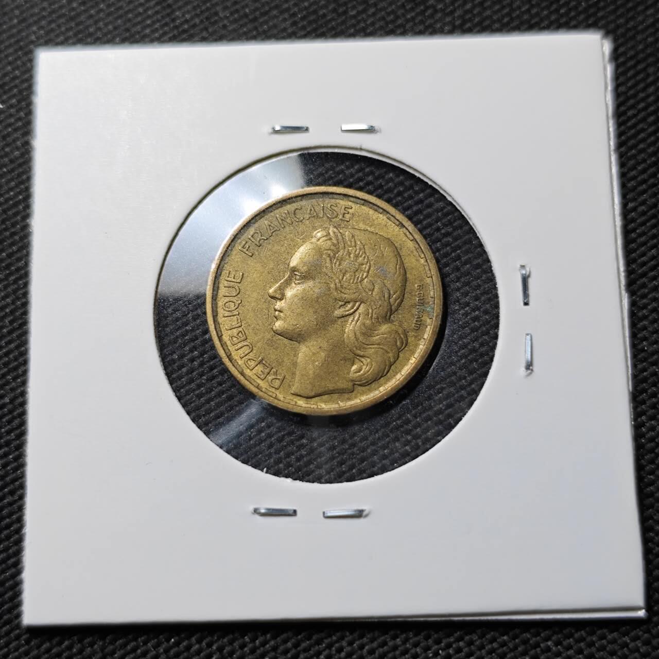 KK钱币收藏小铺  第384期  2月预留时间 周末发货  1951法国10法郎