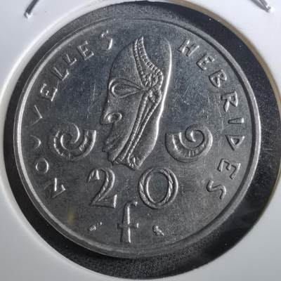 沼泽如烟--第950场 - 法属新赫布里底1973年20法郎